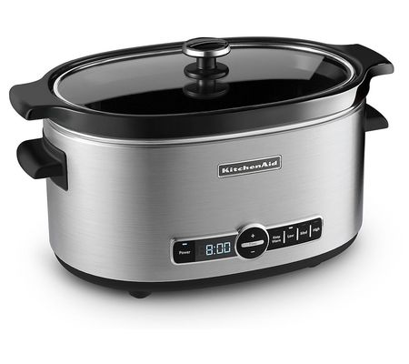 KitchenAid 6-Quart Slow Cooker in Stainless Ste el