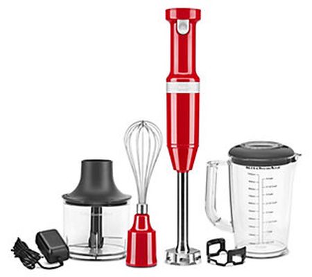 KitchenAid Cordless Variable Speed Hand Blender w/ Attachments