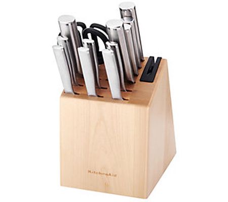 KitchenAid Gourmet 14-Piece Stainless Steel Kni fe Block Set