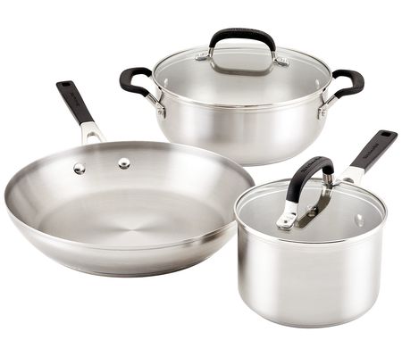 KitchenAid Stainless Steel Cookware 5pc Set