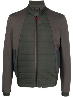 Kiton Blouson zip-up quilted jacket - Green