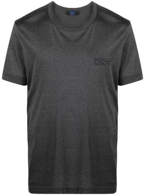 Kiton chest logo-print T-shirt - Grey
