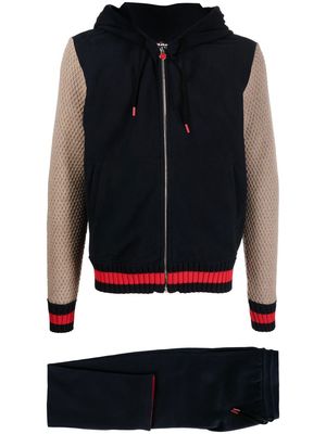 Kiton colour-block zipper - Blue