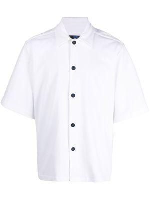 Kiton contrasting buttons plain shirt - White