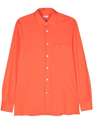 Kiton cotton long-sleeved T-shirt - Orange