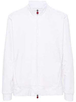 Kiton cotton zip-up sweatshirt - Neutrals