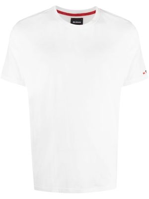 Kiton crew neck cotton T-shirt - White