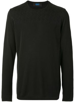 Kiton crew neck knit jumper - Black