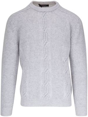 Kiton crewneck cashmere jumper - Grey