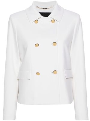 Kiton double-breasted jacket - White