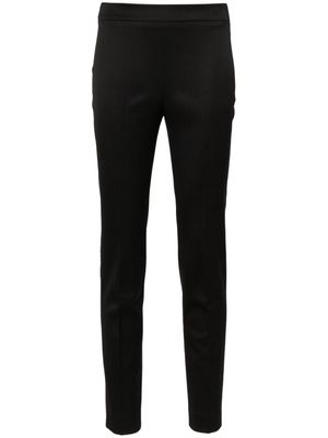 Kiton elasticated-waist tapered trousers - Black