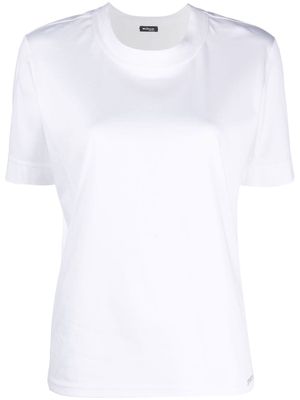 Kiton embroidered-logo cotton T-shirt - White