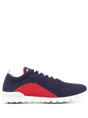 Kiton Fit knitted sneakers - Blue