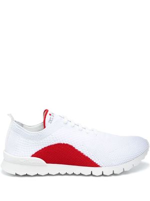 Kiton Fit knitted sneakers - White