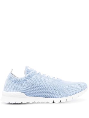 Kiton Fit lace-up mesh sneakers - Blue