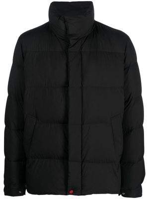 Kiton funnel-neck padded jacket - Black