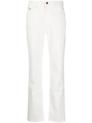 KITON high-waist straight jeans - White