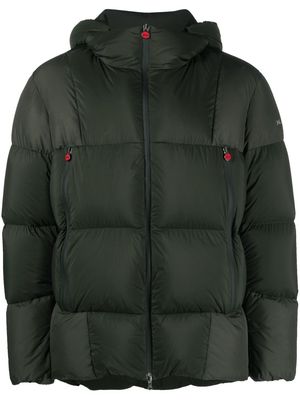 Kiton hooded down puffer jacket - Black