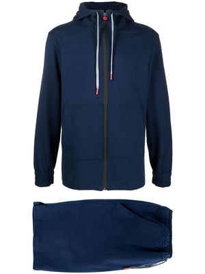 Kiton hooded track suit - Blue