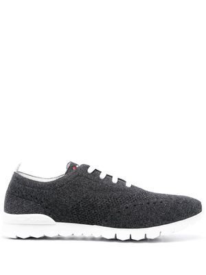 Kiton knitted low-top sneakers - Grey