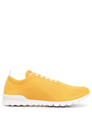 Kiton knitted low-top sneakers - Yellow