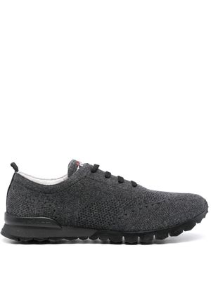 Kiton knitted-upper sneakers - Grey