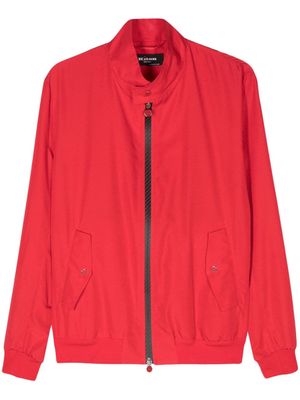 Kiton lightweight bomber jacket - Red