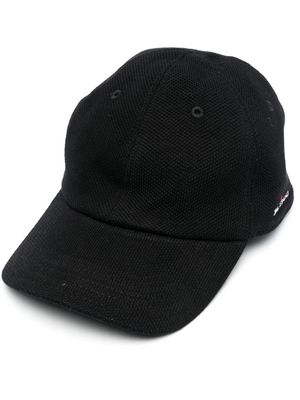 Kiton logo-embroidered cotton cap - Black