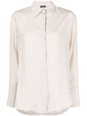 Kiton long sleeve shirt - Neutrals