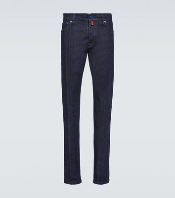 Kiton Mid-rise slim jeans