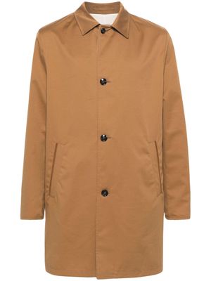 Kiton reversible single-breasted coat - Brown