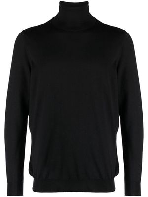 Kiton roll-neck fine-knit jumper - Black