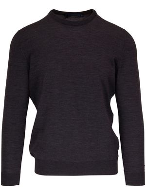 Kiton round-neck wool jumper - Grey