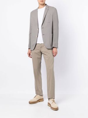 Kiton straight-leg chino trousers - Brown