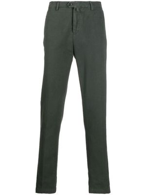 Kiton straight-leg chino trousers - Grey