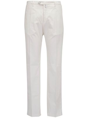 Kiton straight-leg tailored trousers - White