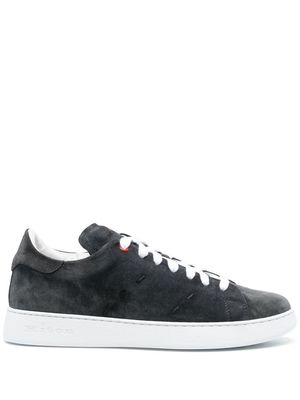 Kiton suede low-top sneakers - Grey