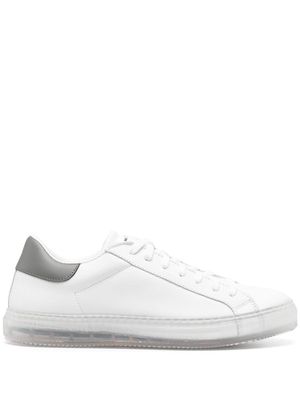 Kiton Ussa088 leather sneakers - White