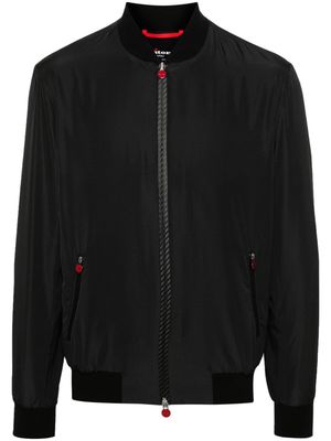 Kiton zipped bomber jacket - Black
