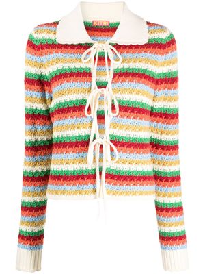 Kitri Evie crochet cardigan - Multicolour