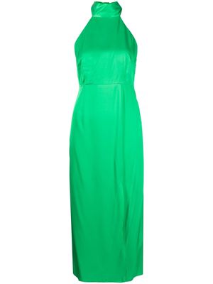 Kitri Gwen high-shine finish dress - Green
