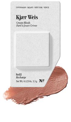 Kjaer Weis Cream Blush Refill in Desired Glow.