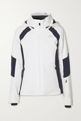 Kjus - Acrux Hooded Padded Ski Jacket - White