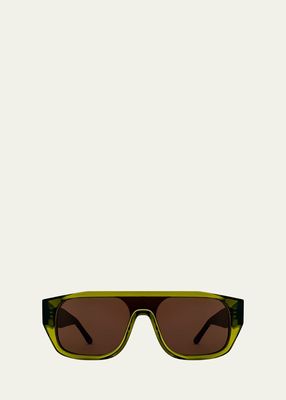 Klassy 390 Acetate Shield Sunglasses