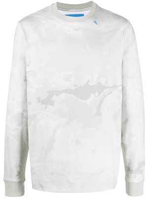 Klättermusen hypoxic-snow print sweatshirt - Neutrals