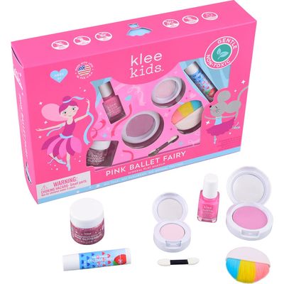 Klee Kids Pink Ballet Fairy Deluxe Mineral Play Makeup Set 