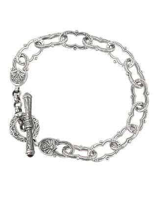 Kleos Silver Figure 8-Link Bracelet