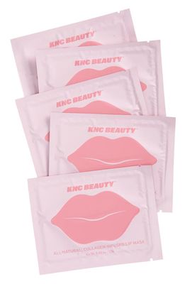 KNC Beauty 5-Pack Collagen Infused Lip Masks in None