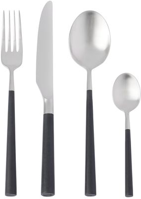 KnIndustrie Black 801 Cutlery Set