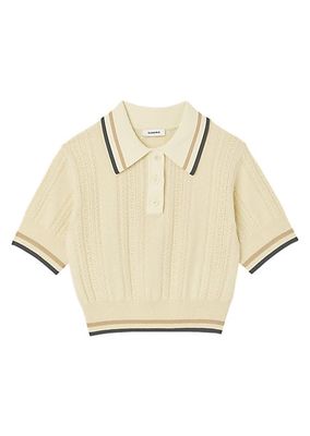Knitted Polo Sweater